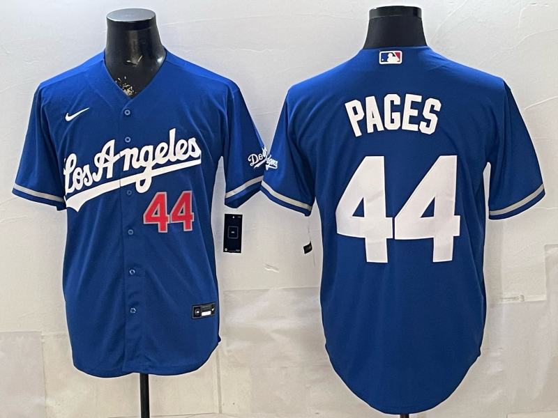 Men Los Angeles Dodgers #44 Pages blue Game 2026 Nike MLB Jersey 4014001